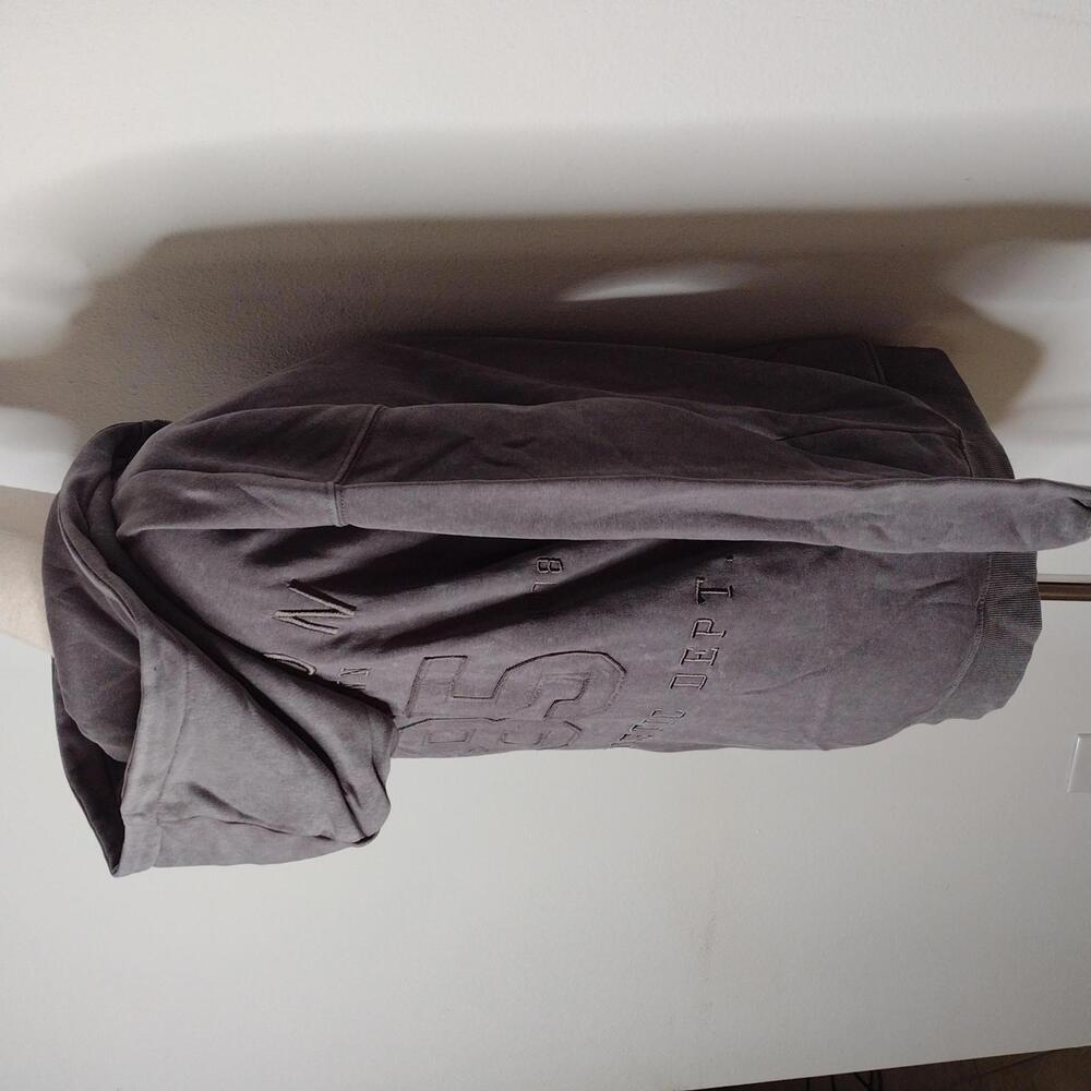 NWT Ultra Flirt Women's Gray/Trend Fleece London Hoodie Size S - Picture 6 of 12